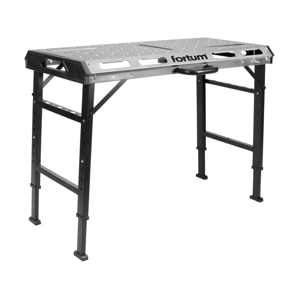 Portable welding stand, adjustable and foldable (705–930 mm)